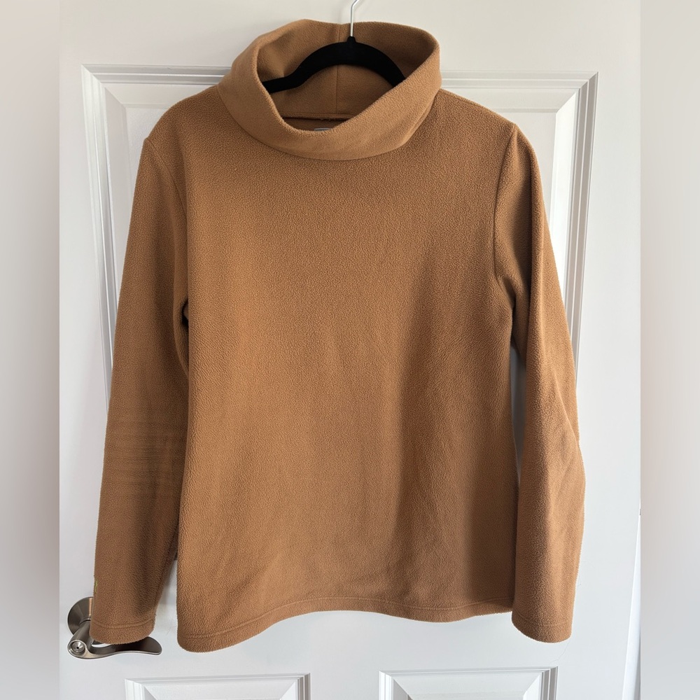 Dudley Stephens Warm Tan Turtleneck Sweater
